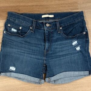 Levi’s Blue Jean Shorts in excellent condition.